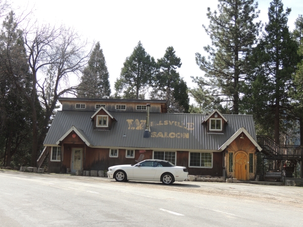 Vieux saloon dans le parc des forêts de séquoias